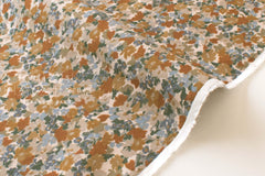 DEADSTOCK Japanese Fabric Jessie Cotton Rayon Wool Blend - B - 50cm