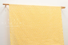 DEADSTOCK Japanese Fabric Daisy Grid - yellow - 50cm