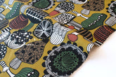 Japanese Fabric Canvas Mushrooms - A - 50cm