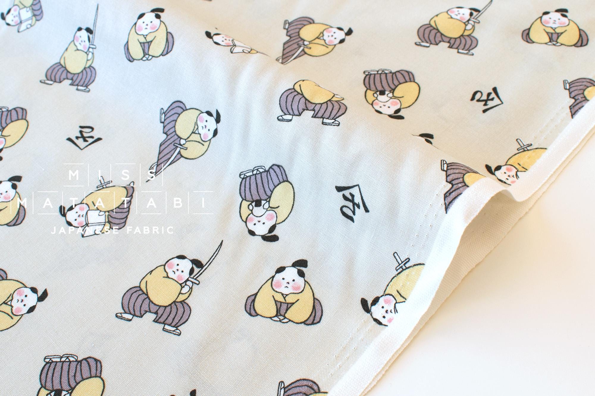 Japanese Fabric Samurai - A1 - 50cm