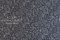 Japanese Fabric Woodland - D navy blue - 50cm