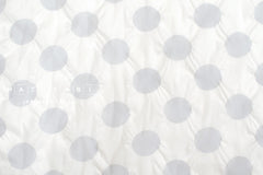 DEADSTOCK Japanese Fabric Cotton Ripple Dots - grey - 50cm
