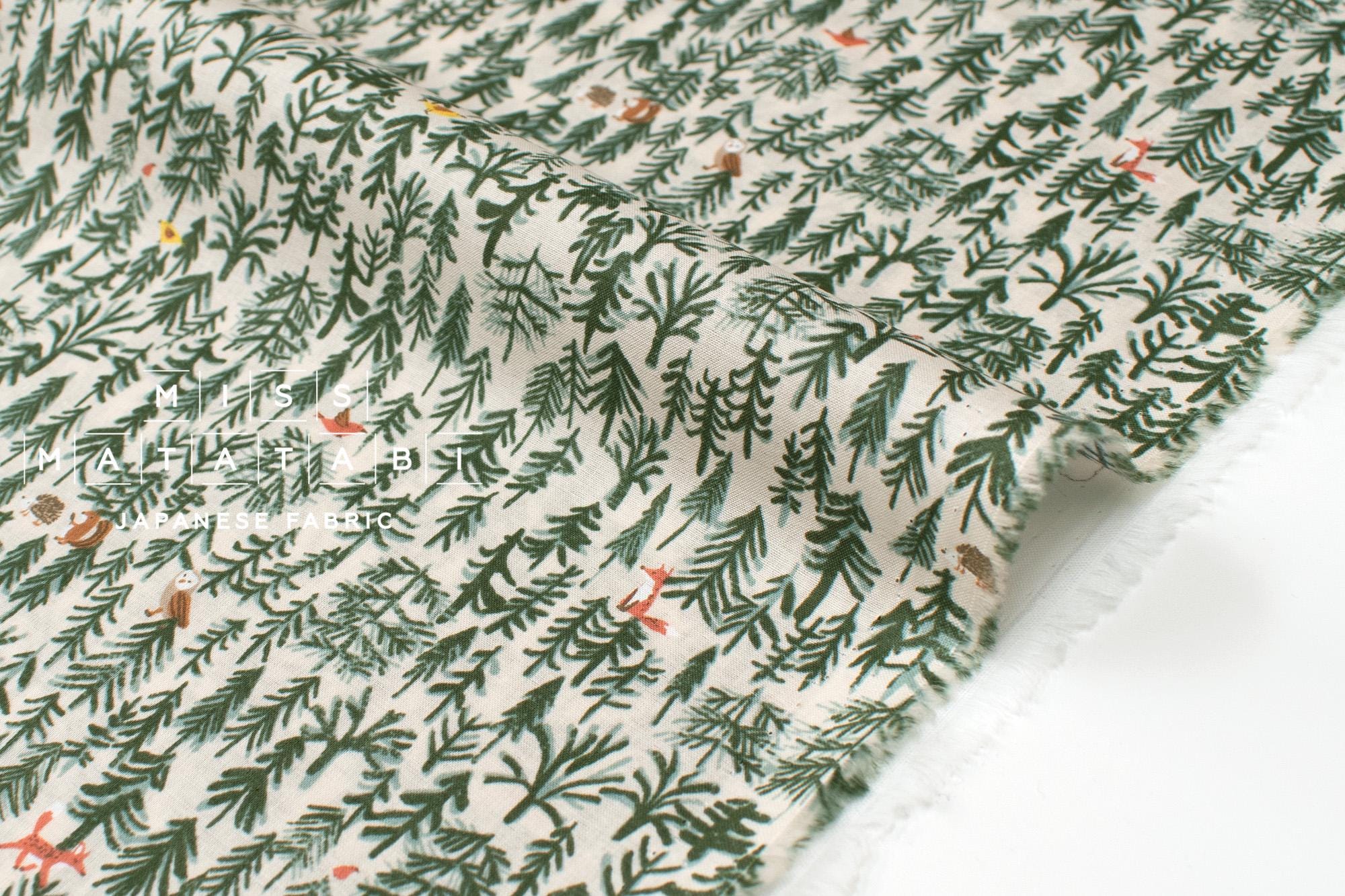 Japanese Fabric Little Fox - A - 50cm