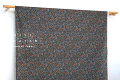 Japanese Fabric Catherine - E black - 50cm