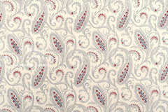 DEADSTOCK Japanese Fabric Organic Cotton Paisley - 50cm