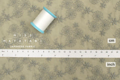 Japanese Fabric Embroidered Eyelet Cotton Lawn - Jasmine - 50cm