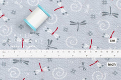 Japanese Fabric Tombo Ripple - grey - 50cm