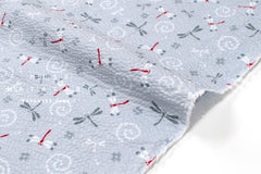 Japanese Fabric Tombo Ripple - grey - 50cm