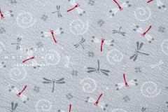 Japanese Fabric Tombo Ripple - grey - 50cm