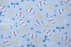 Japanese Fabric Tombo Ripple - light blue - 50cm