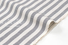 Japanese Fabric Yarn Dyed Shijira Seersucker - grey - 50cm