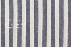 Japanese Fabric Yarn Dyed Shijira Seersucker - navy blue - 50cm