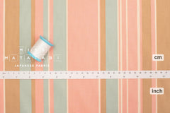 DEADSTOCK Stripe Twill - pink, sage