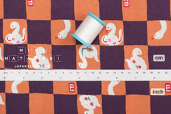 Japanese Fabric Year of the Snake - E, metallic gold - 50cm