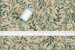 Japanese Fabric Olivia Linen Blend - green - 50cm