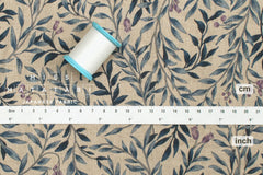 Japanese Fabric Olivia Linen Blend - blue - 50cm