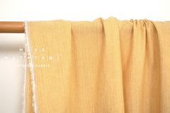 Japanese Fabric Yarn-Dyed Murazome Solids - yellow - 50cm