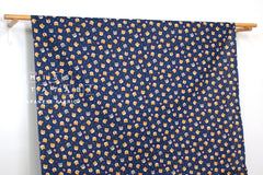 Japanese Fabric Little Shiba - navy blue - 50cm