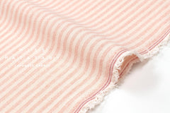 Japanese Fabric Yarn-Dyed Murazome Stripes - pink - 50cm