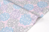 DEADSTOCK Japanese Fabric Hydrangea - blue, lavender - 50cm