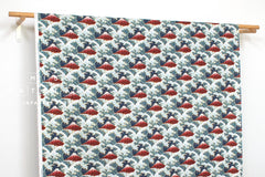 Japanese Fabric Hokusai Waves - C - 50cm