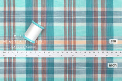 DEADSTOCK Japanese Fabric Madras Check Cotton - B - 50cm