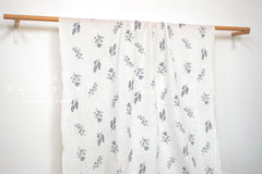 Japanese Fabric Embroidered Linen Blend II - B1 - 50cm