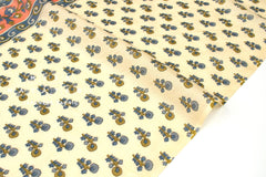 Hand Printed Indian Cotton Voile - A1 - 50cm