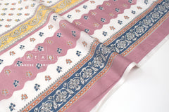 Hand Printed Indian Cotton Voile - B2 - 50cm