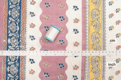 Hand Printed Indian Cotton Voile - B2 - 50cm