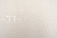 DEADSTOCK Japanese Fabric Jacquard Cherries - greige - 50cm