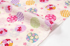 Japanese Fabric Natsu Matsuri Ripple - cream - 50cm