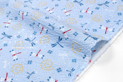 Japanese Fabric Tombo Ripple - light blue - 50cm