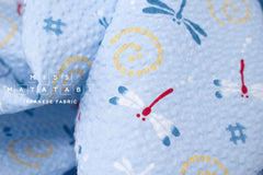 Japanese Fabric Tombo Ripple - light blue - 50cm