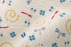 Japanese Fabric Tombo Ripple - cream - 50cm