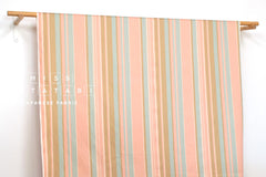 DEADSTOCK Stripe Twill - pink, sage