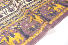 Hand Printed Indian Cotton Voile - C2 - 50cm