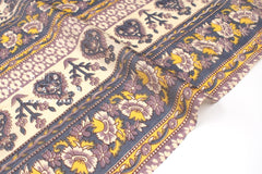 Hand Printed Indian Cotton Voile - C2 - 50cm