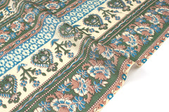 Hand Printed Indian Cotton Voile - C3 - 50cm