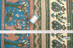 Hand Printed Indian Cotton Voile - C3 - 50cm