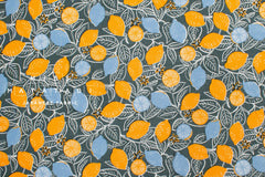 DEADSTOCK Japanese Fabric Lemons - green - 50cm