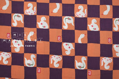 Japanese Fabric Year of the Snake - E, metallic gold - 50cm