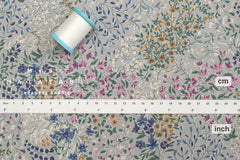 Japanese Fabric Waku Brushed Cotton - grey - 50cm