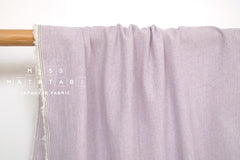 Japanese Fabric Yarn-Dyed Murazome Solids - lavender - 50cm
