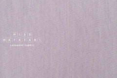 Japanese Fabric Yarn-Dyed Murazome Solids - lavender - 50cm
