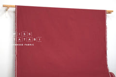 DEADSTOCK Japanese Fabric Yarn Dyed Kameda Tsumugi - red - 50cm