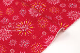 Japanese Fabric Hanabi Ripple - red - 50cm