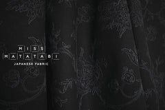 DEADSTOCK Embroidered Floral - black