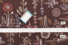 Japanese Fabric Corduroy Madoka - D - 50cm