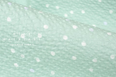 Japanese Fabric Multi Dots Ripple - mint - 50cm